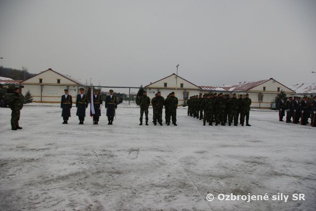 V Michalovciach nastúpila jednotka pôsobiaca v Bosne a Hercegovine