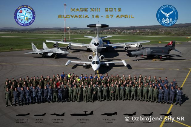 Cieľ splnený - ukončenie cvičenia MACE XIII