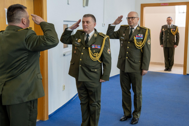 Odovzdanie a prevzatie funkcie Veliteľa vojenského zdravotníctva – hlavného lekára.